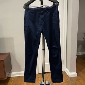 Men’s J. Crew Chino pant navy blue size 30 x 32